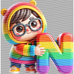 Cartoon letters-CL 551